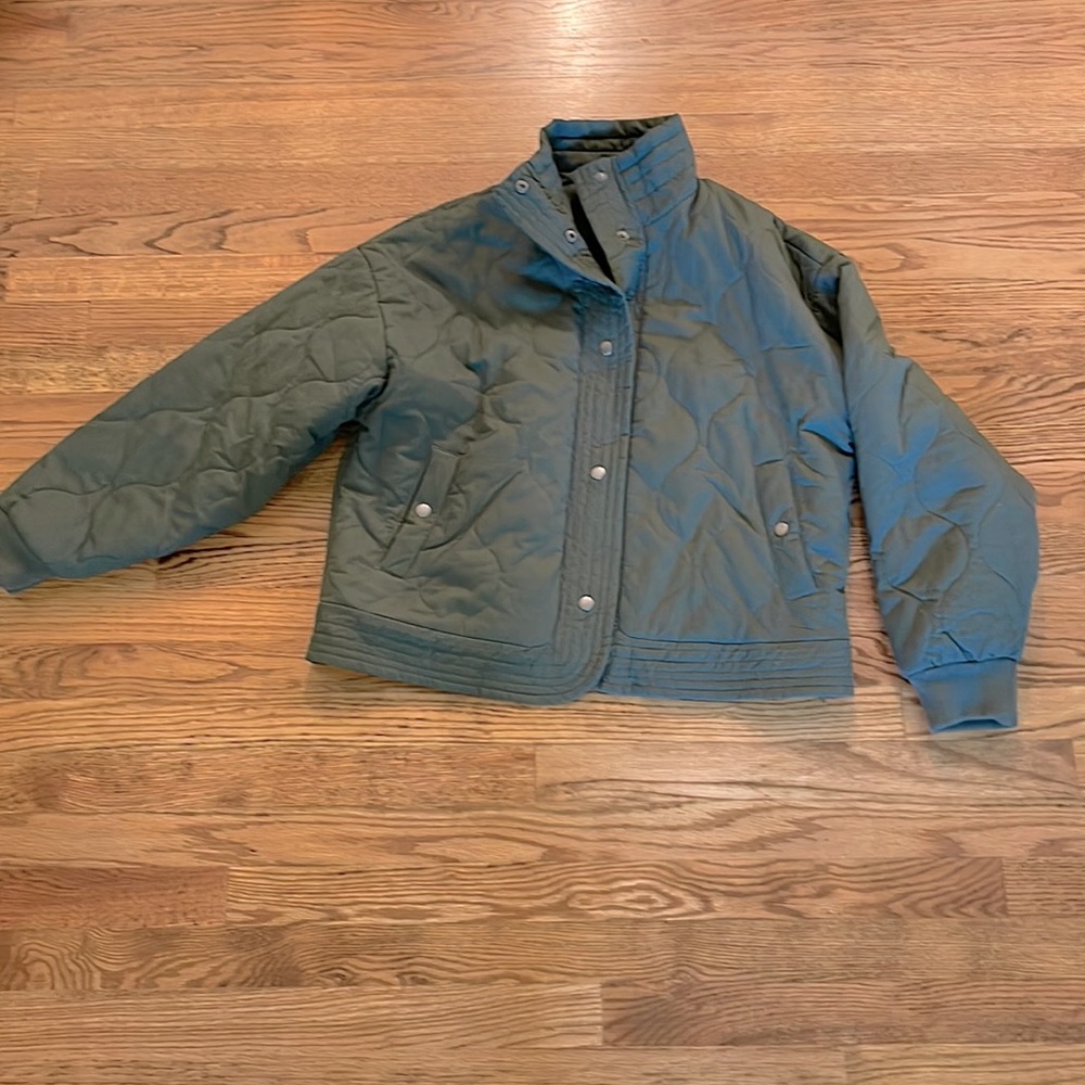 NWOT Treasure & Bond - Military Liner Style Jacket - Army Green - Oversized - XS